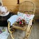 Children's rattan rocking chair
