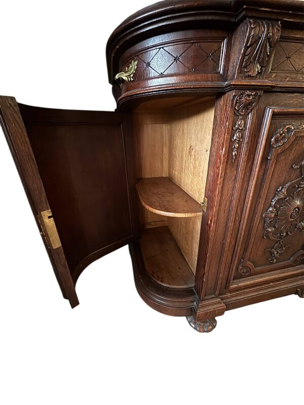 Vaisselier/ vitrine rococo style louis XV