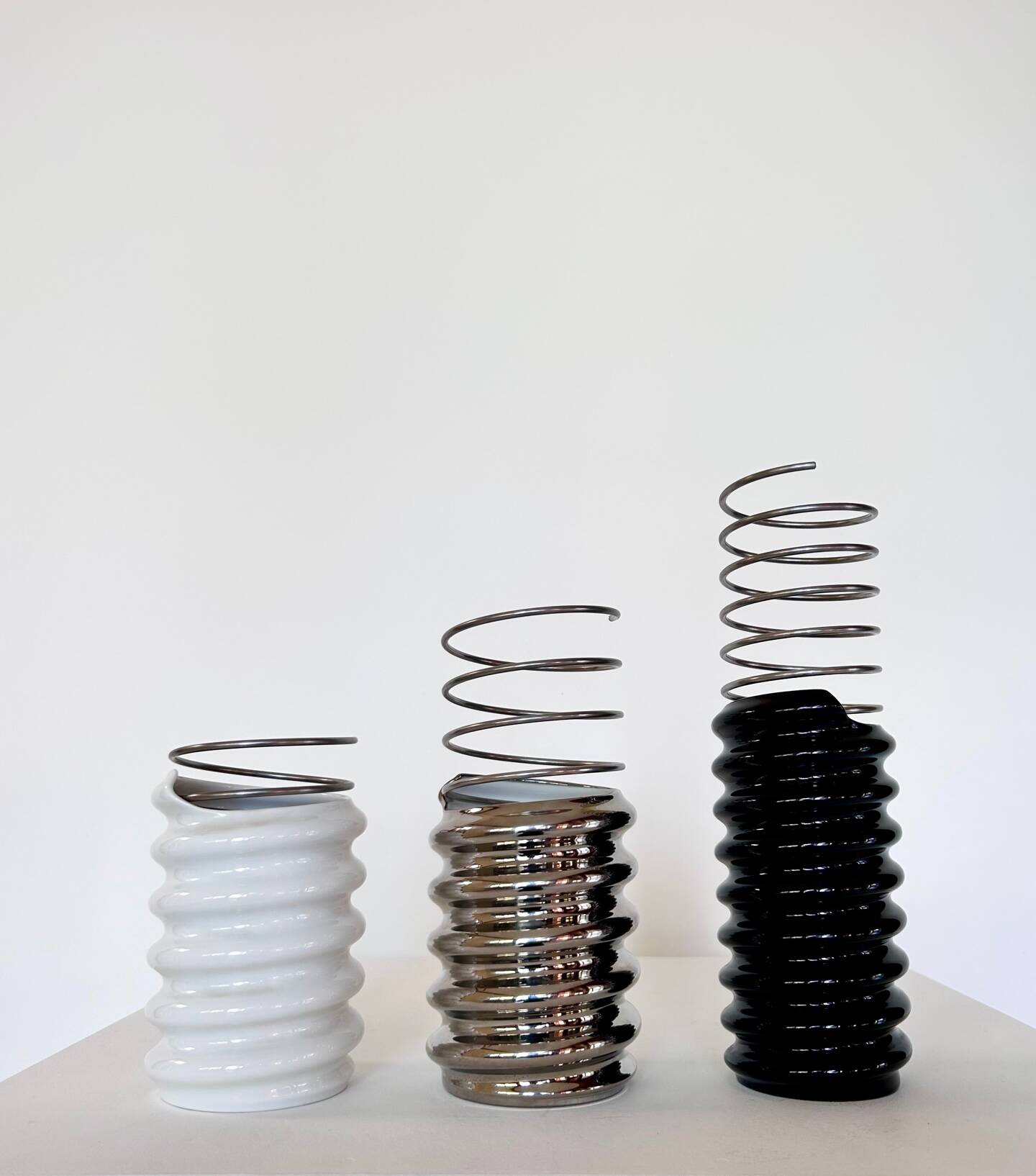 3 Ringoletto Vases by Ron Arad for Rosenthal, 2000
