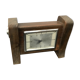 Bayard table pendule clock 8 days wood - vintage chromé metal