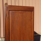 3-door walnut Art Deco wardrobe