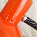 Vintage red orange desk lamp