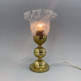 Mid century table lamp by kamenický šenov, labeled, 1960's