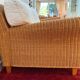 Antique 2-seater rattan sofa from the 70s