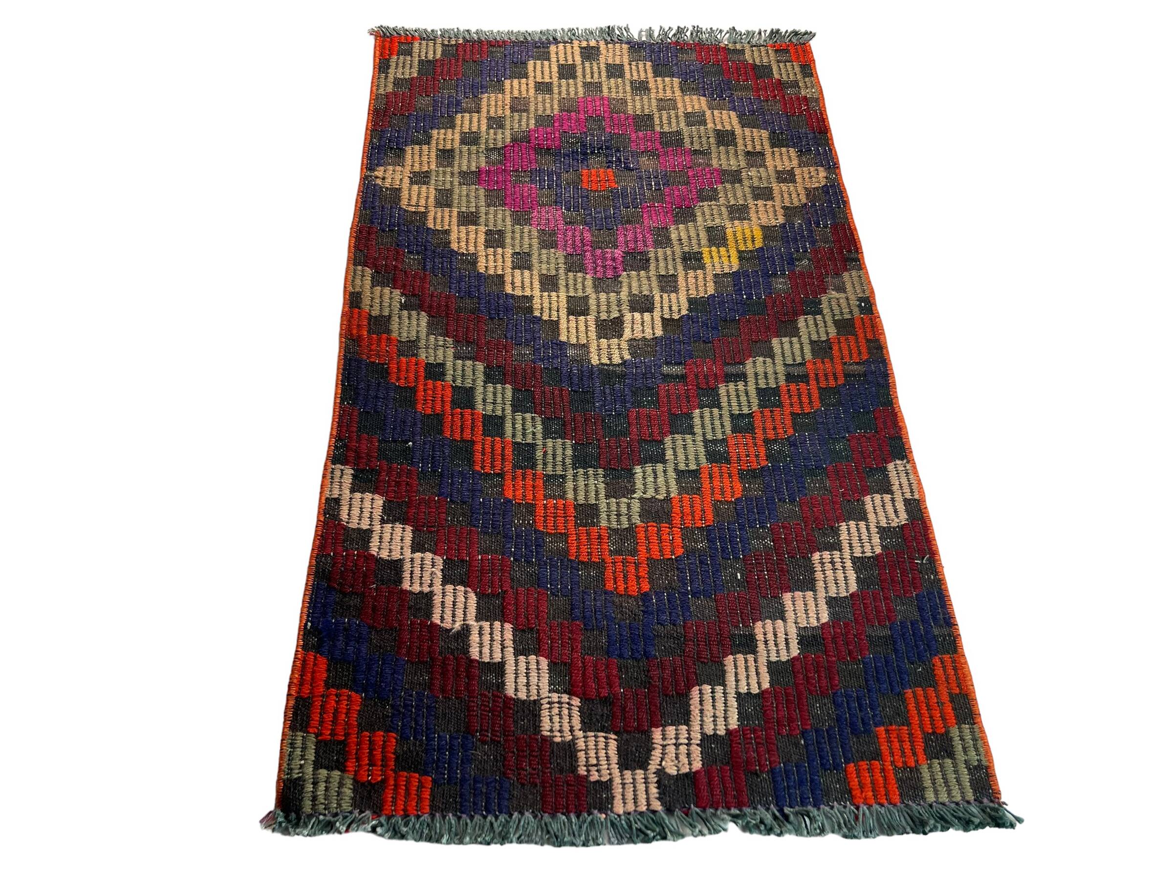 Vintage turkish kilim rug, 95 x 57 cm