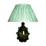 Ceramic lamp signed "Accolay Yonne" vintage