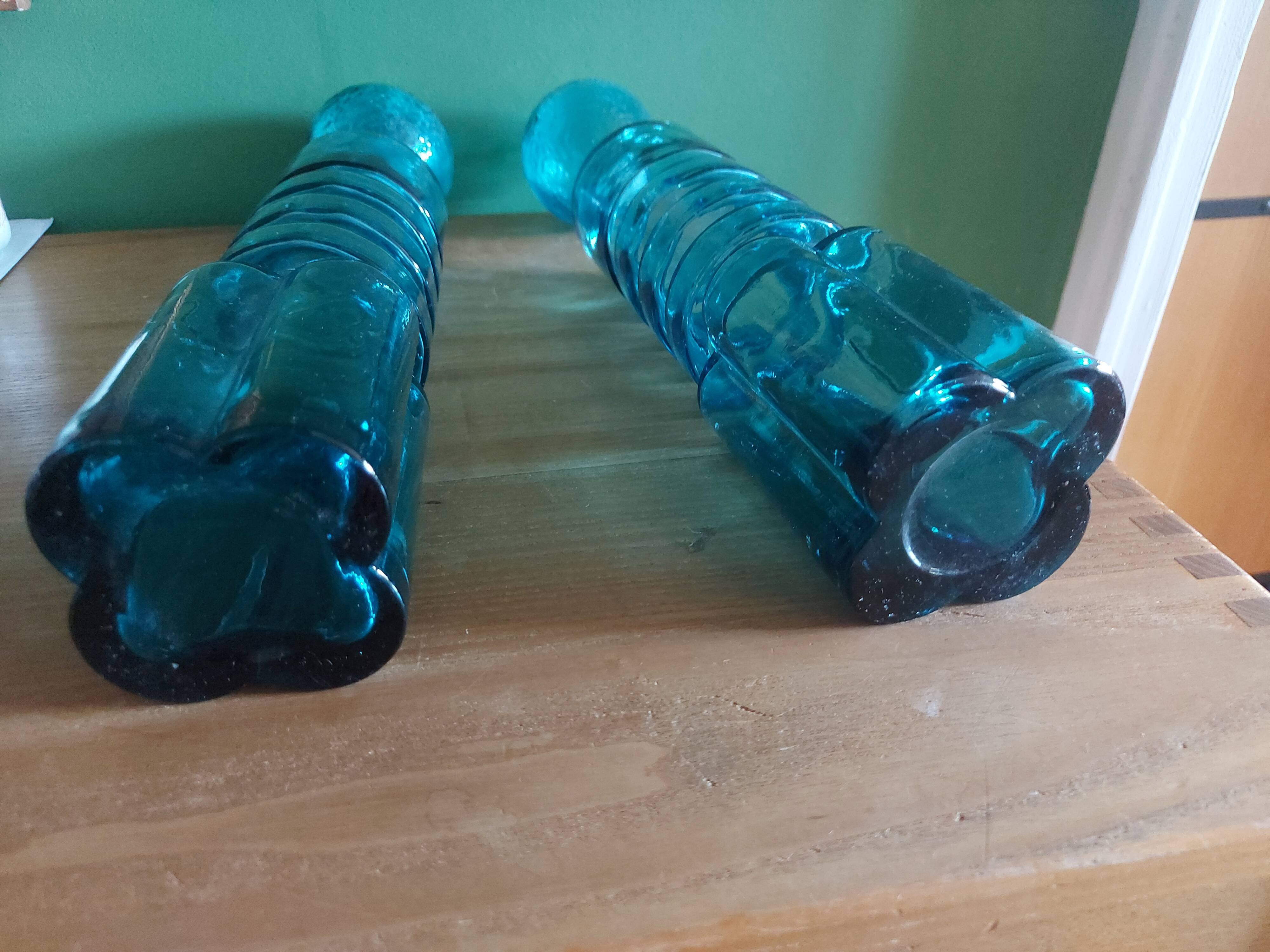 Pair of vintage 70's bottles