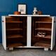 Retro commode with shelves Art Deco painted wood