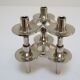 Pair of orion candle holders by fritz nagel and caesar stoffi
