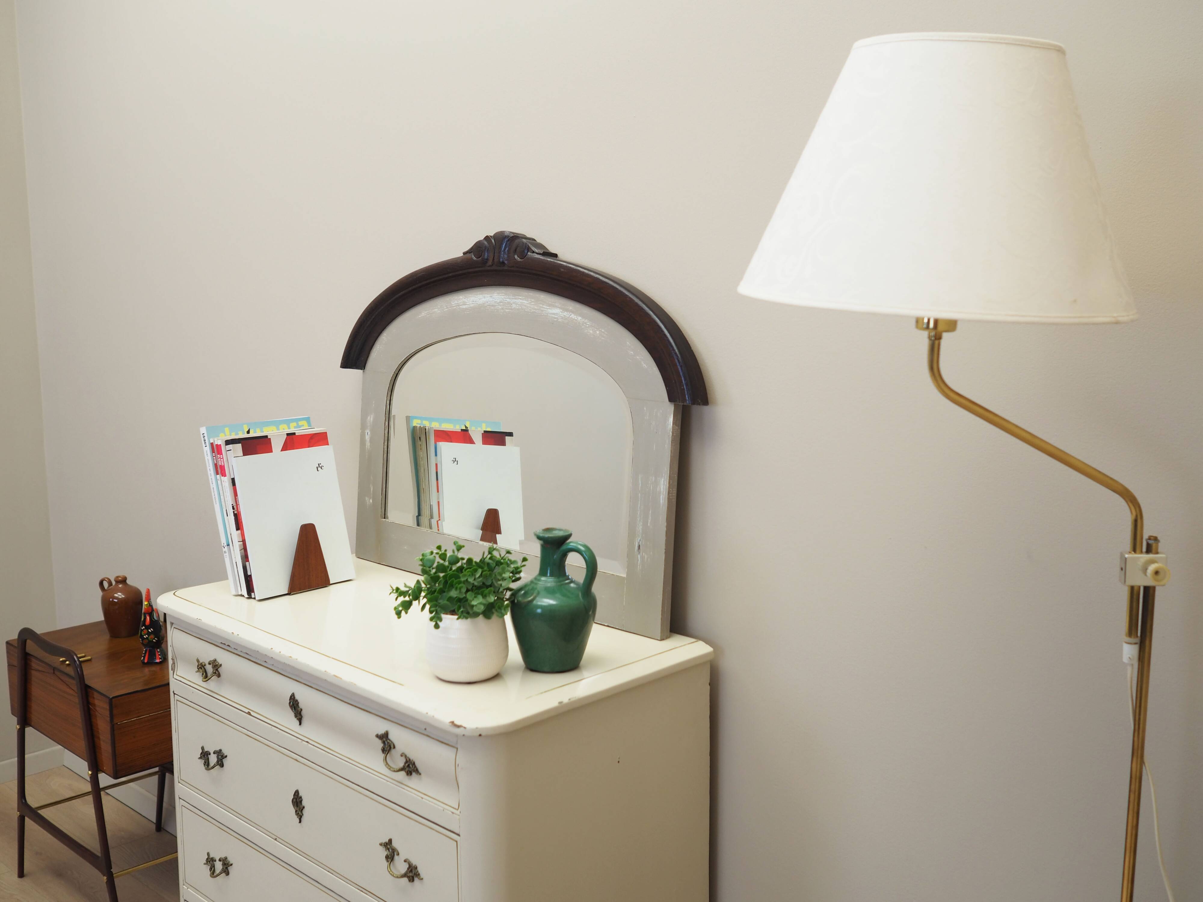 Mirror in oak frame, Danish design, 1960s, production: Denmark
