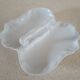 Double porcelain servant dish