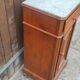 1900/1930 Marble / Louis Philippe style / Walnut / bedside table