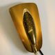 Two enchanting original Swedish Mid Century Modern brass wall lamps