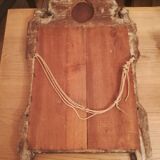 Louis XVI period mirror in patinated wood - 84x51cm