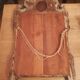 Louis XVI period mirror in patinated wood - 84x51cm