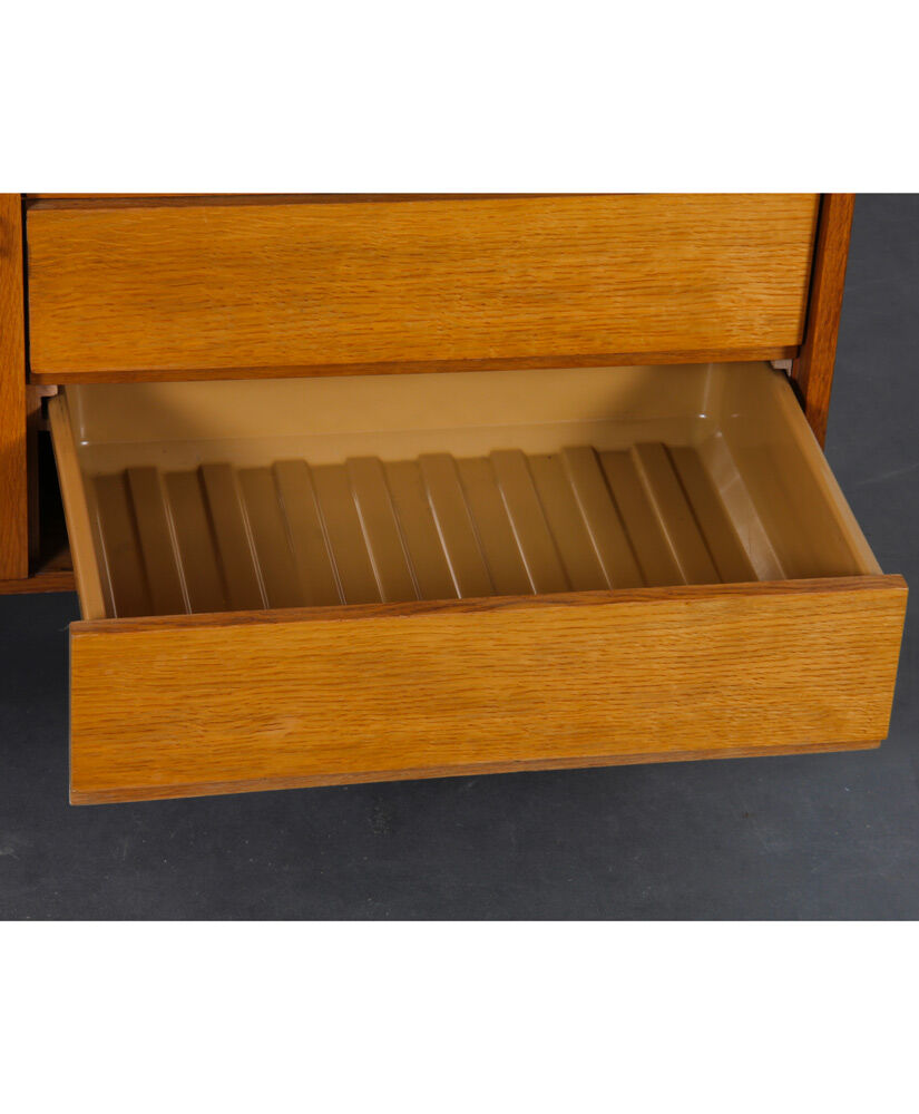 Vintage oak storage by Jiri Jiroutek, 1960