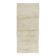 Minimalist Vintage Hand-Knotted Turkish Tulu Runner Rug Made of Natural Ivory Wool, Custom Options Available