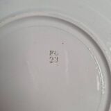 Badonviller art deco blue deep dish