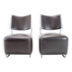 Leather Armchairs "Oskar" by Harri Korho for Inno, 1990s