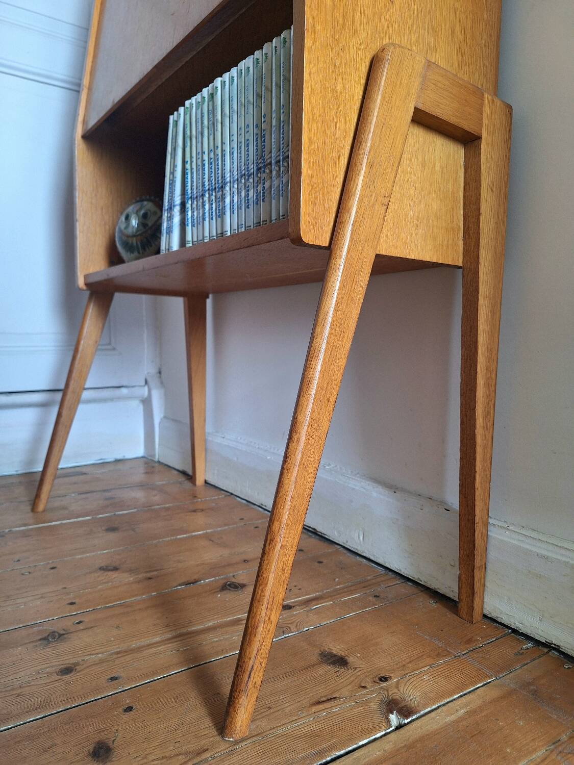 Secrétaire vintage, meuble bureau, bar ancien