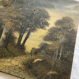 Oil painting on canvas 19th century