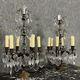 Pair of girandoles in bronze and patinated brass louis xv style circa 1930
