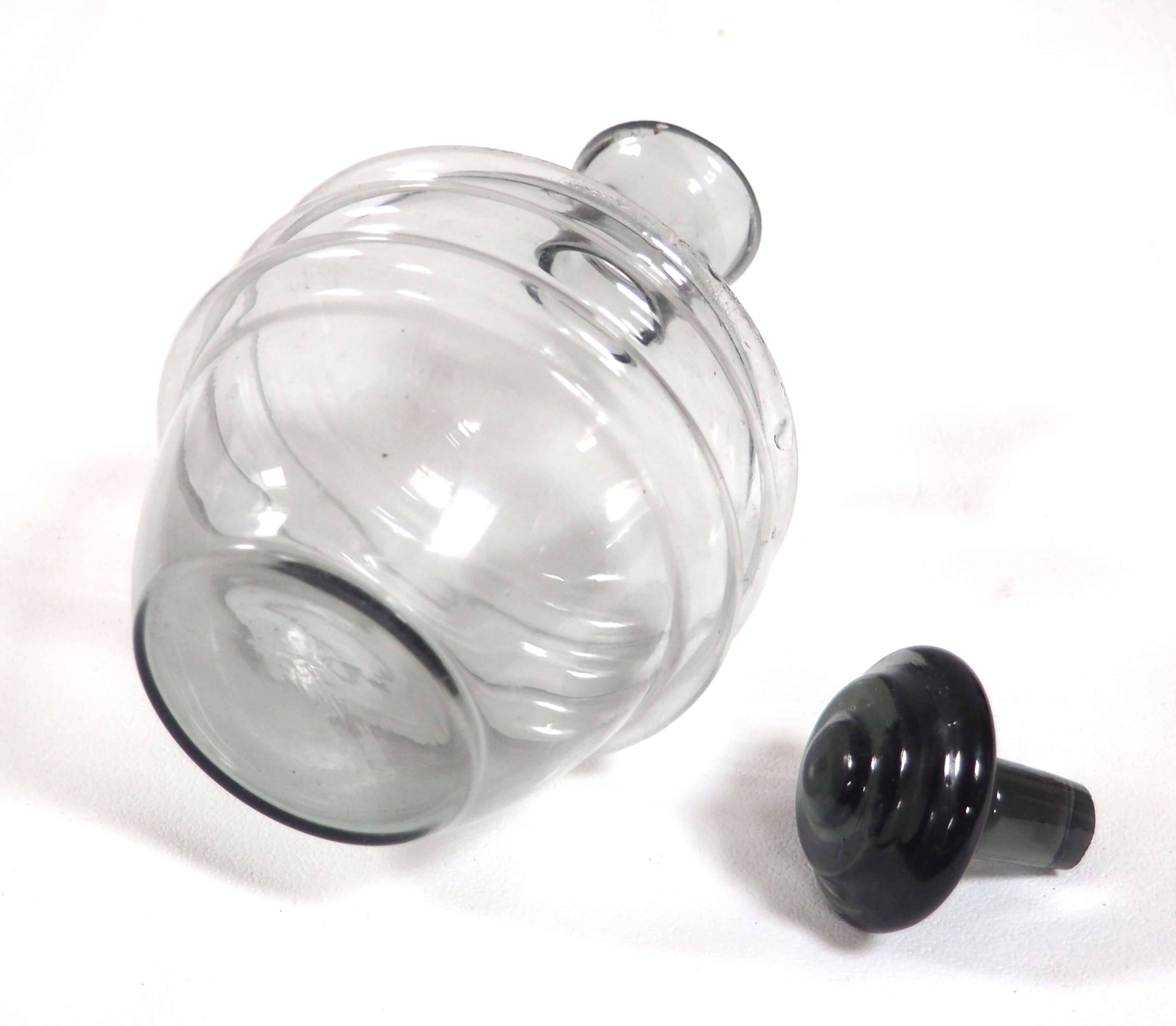 Carafe à liqueur verre fumé