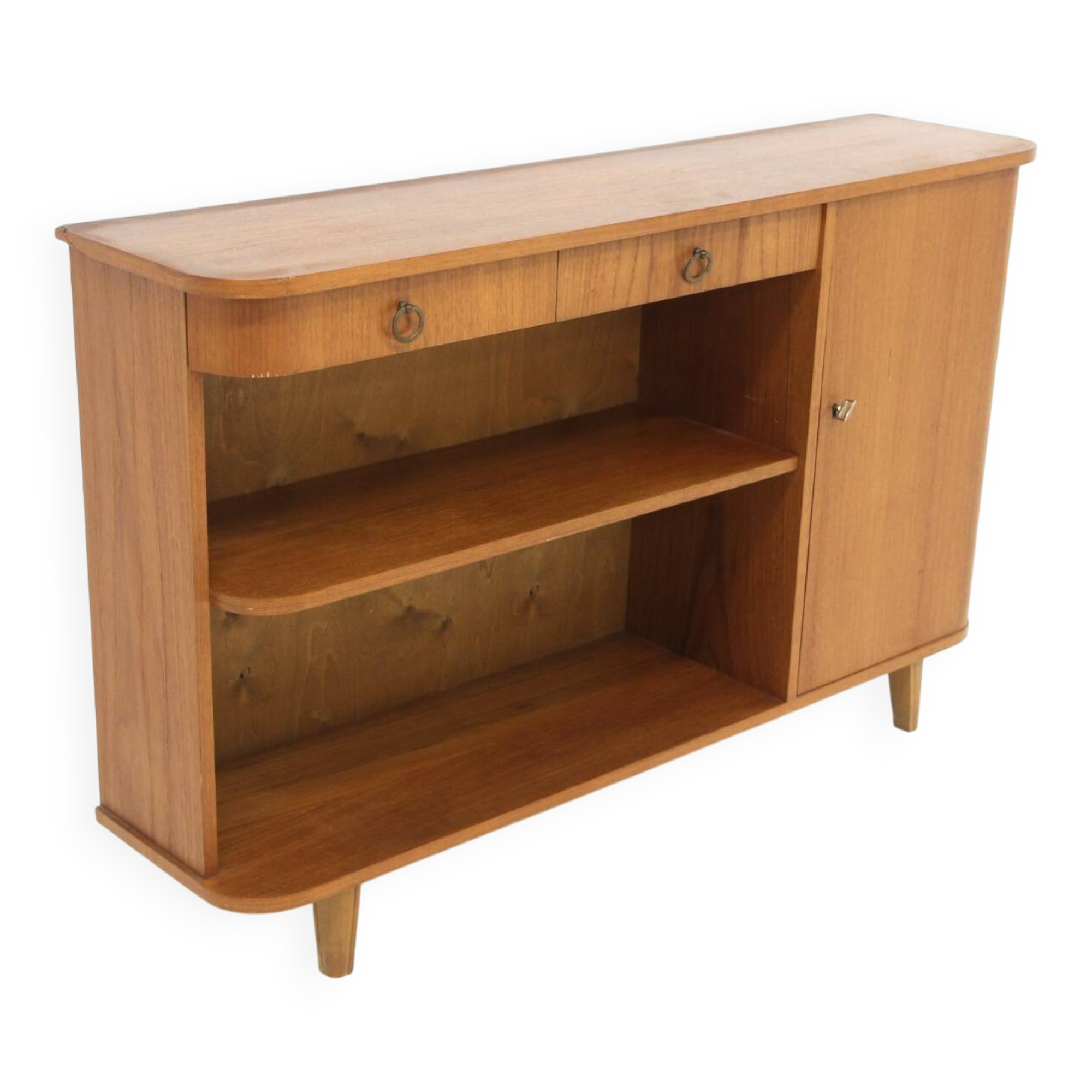 Commode scandinave en teck, Swedish modern, Suède, 1940