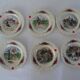 6 dessert plates LOUX Obernai 557112 sarreguemines