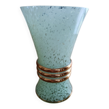 Art Deco vase in the style of Clichy Green