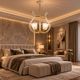 Amazing 2 Light Clear Rostrato Murano Glass Chandelier by Barovier & Toso,