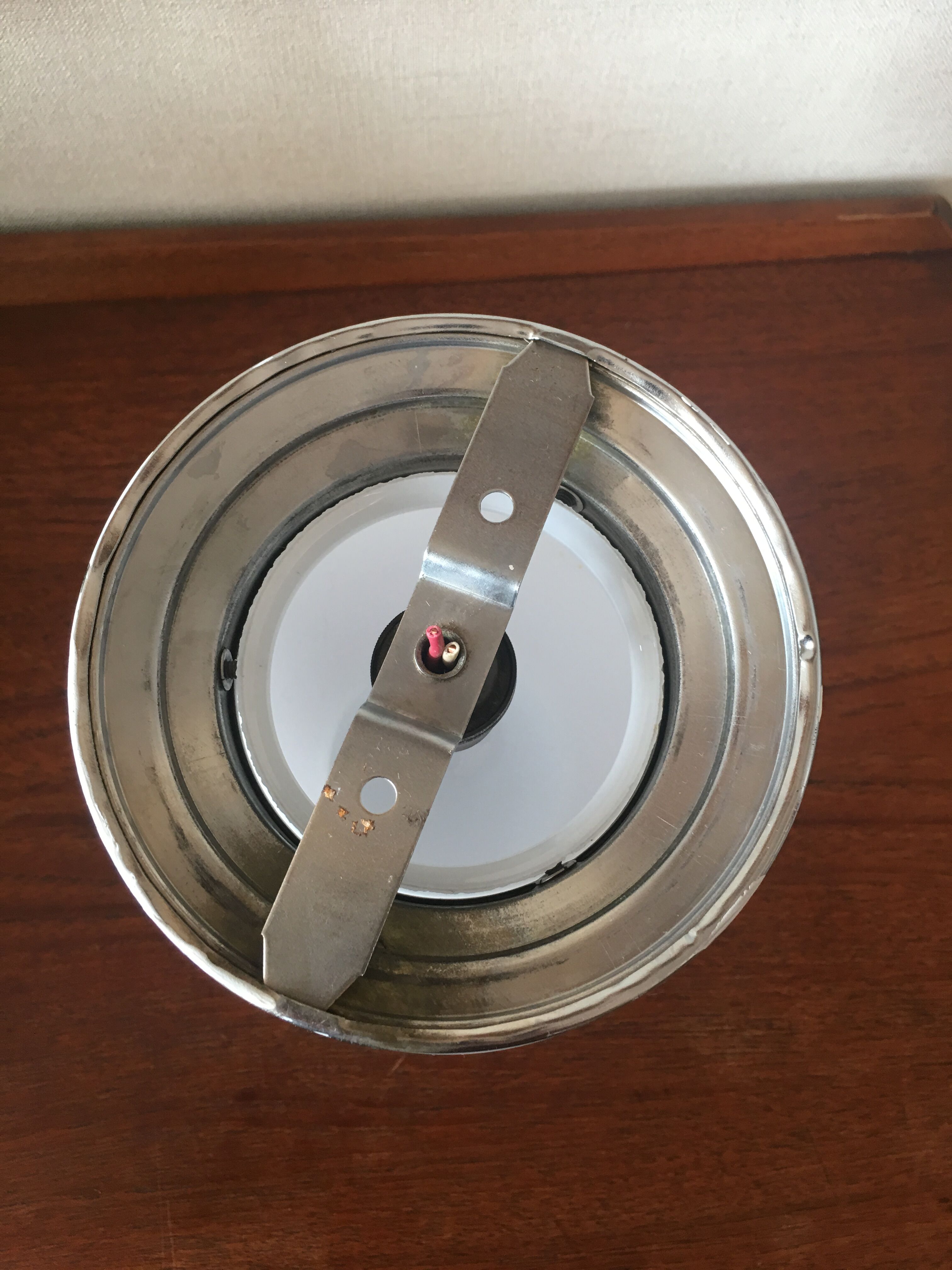 Ceiling lamp ball Opaline vintage