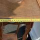 Old large beech saddle from the 1930s for plant holders