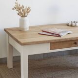 Oak coffee table