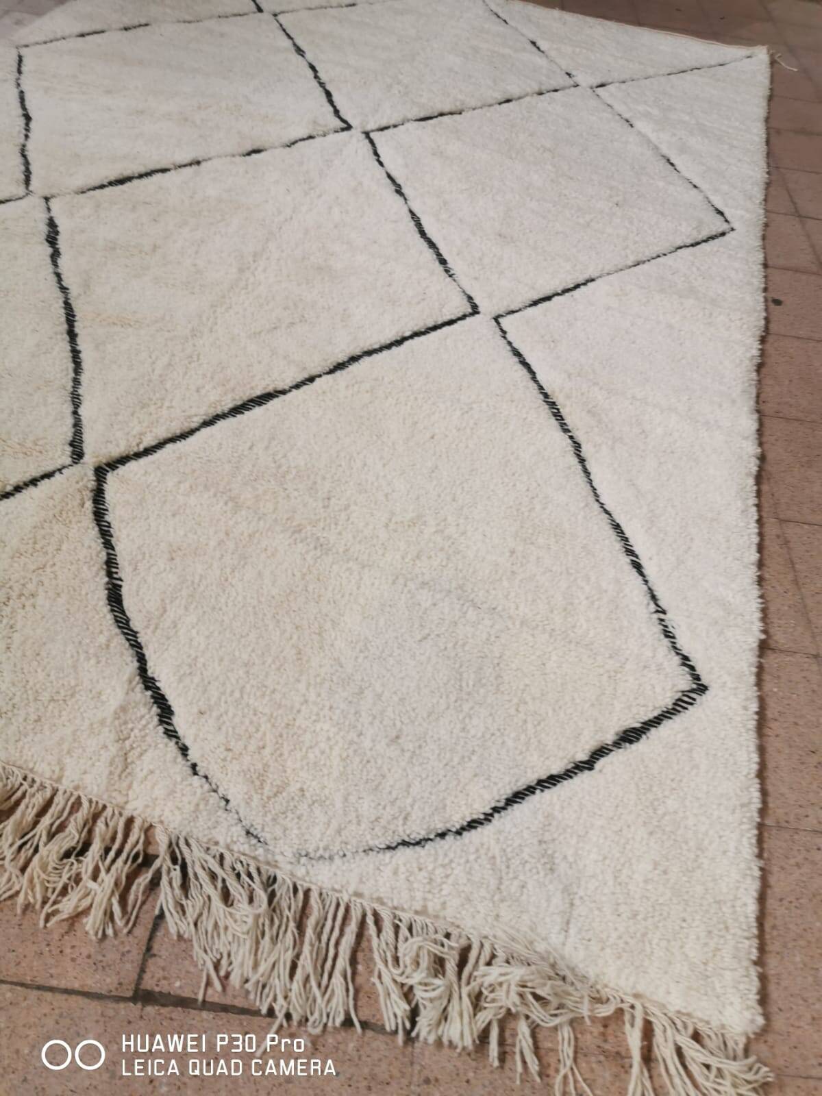 Beni Ouarain Berber Rug "Atlas Diamonds" 3.5*2.5 m