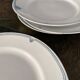 5 flat plates diameter 24.5 cm .villeroy and Boch