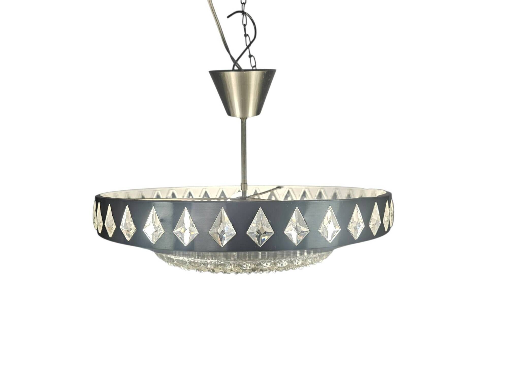 Vitrika - Orrefors - Carl Fagerlund - UFO lamp - Sweden - 1960s