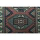 1970s Vintage Turkish Oushak Handmade Wool Cotton Pink Area Rug  192x256