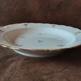 Set of 9 S&M fine porcelain soup plates