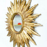 Mirror golden sun 48x48cm