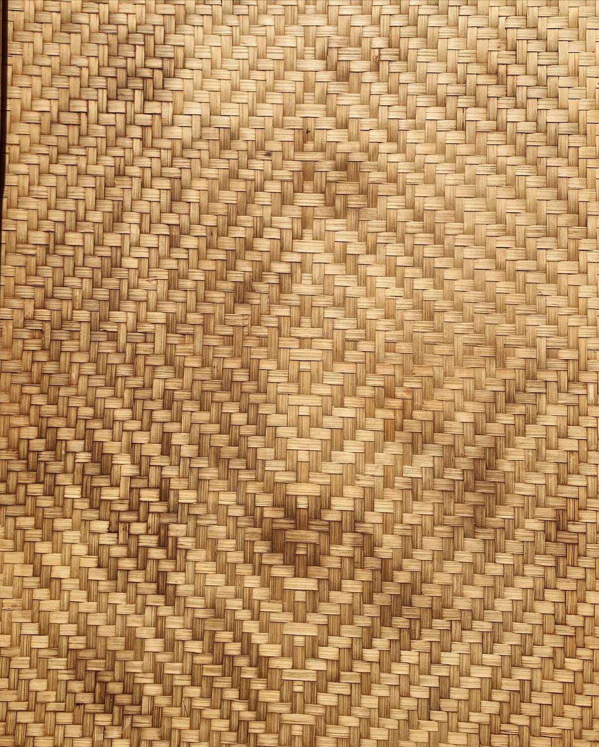 Vintage bamboo and rattan tray