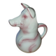 Grand pichet cochon en faïence – Saint-Clément France, état exceptionnel