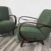 Chaises longues de Jindrich Halabala, années 1940, ensemble de 2