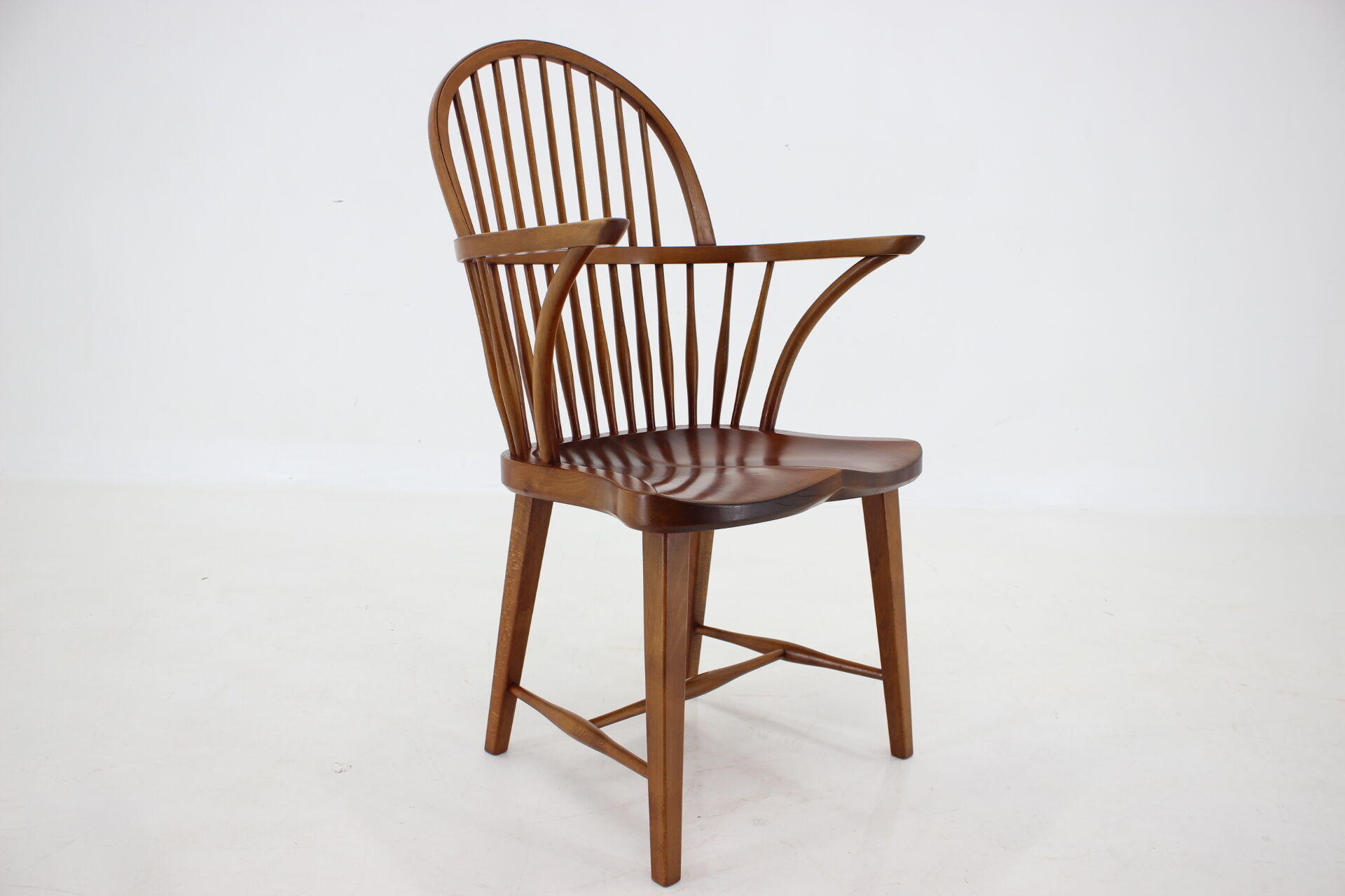 1940s Fritz Henningsen Windsor Oak Chair model CH 18A,Denmark