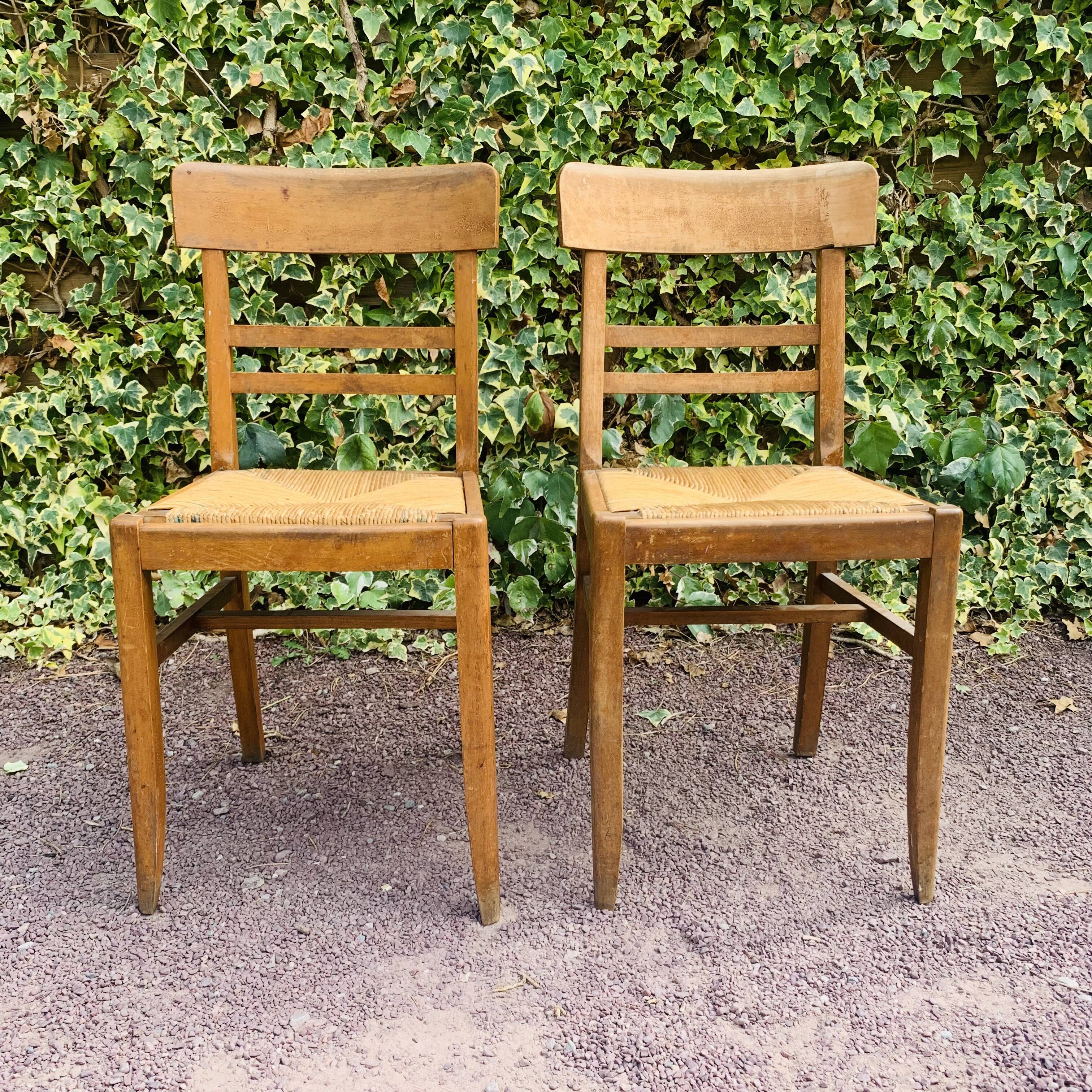 Paire de chaises vintage