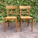 Paire de chaises vintage