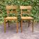 Paire de chaises vintage
