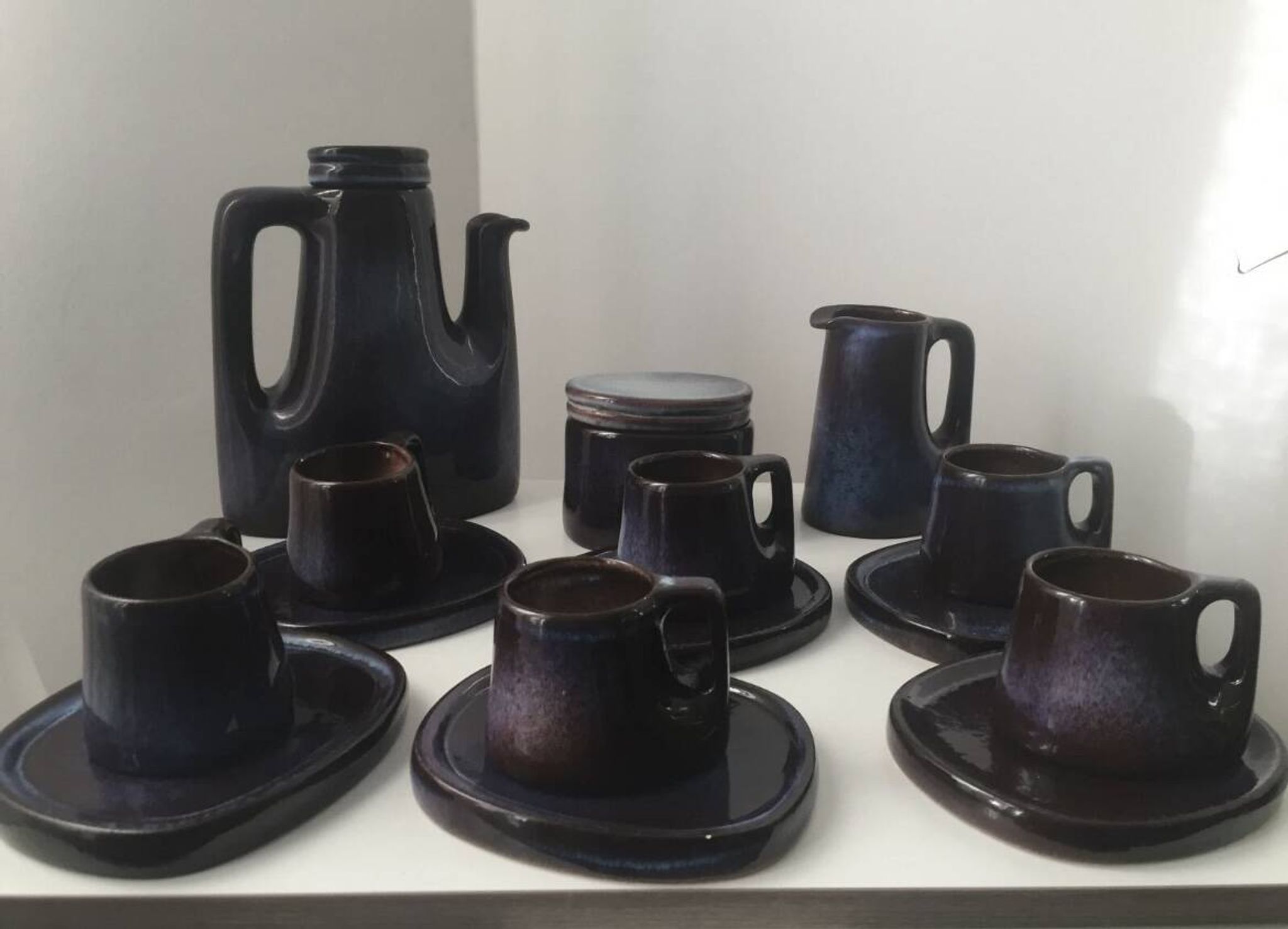 Vintage 1960s Stocker Ceramic Coffee Set