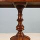 Petite table ancienne en noyer avec incrustations, Italie, XXe siècle