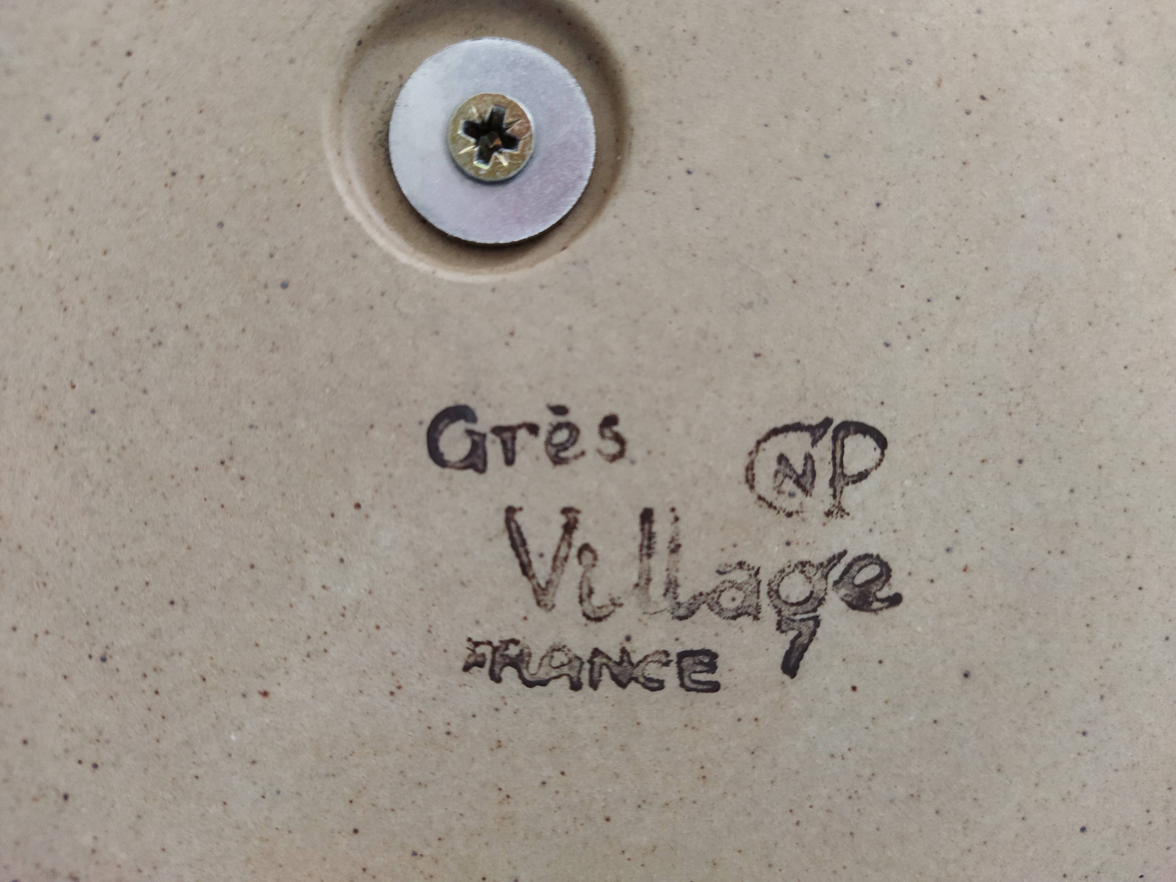 CNP Stoneware Village Cheese Board